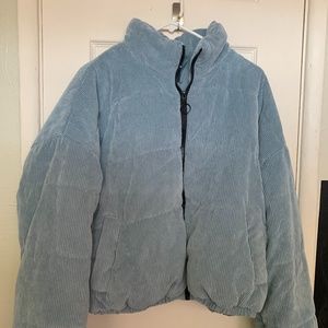 Light blue corduroy jacket